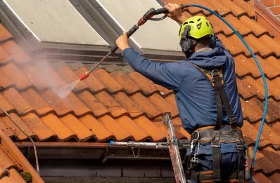 Démoussage et hydrofuge de toiture à Touvois